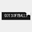 Search for softball bumper stickers Sports