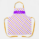 Search for purple polka dots aprons Cooking