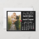 Search for calendar wedding save the dates Black and white