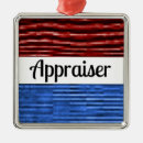 Search for red white and blue christmas tree decorations United states