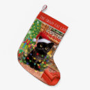 Search for cat christmas stockings Festive