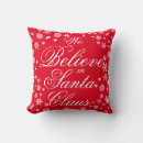 Search for santa claus throw cushions Red and white