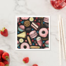 Search for pink cupcake napkins Doughnut