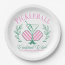 Search for pickleball paper plates Pink