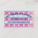 Search for patriotic business cards Red white and blue
