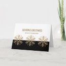 Search for elegant black business christmas cards Company