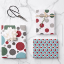 Search for red and teal christmas wrapping paper Traditional