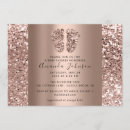 Search for girly baby girl shower invitations Glitter