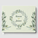 Search for olive guest books Wreath