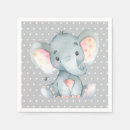 Search for elephant napkins Grey