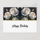 Search for black and gold and white birthday cards Floral