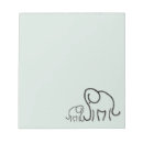 Search for baby shower notepads Elephant