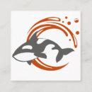 Search for orca business cards Whale