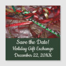 Search for red gold save the dates Festive
