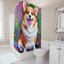 Search for corgi shower curtains Canine