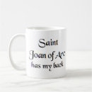 Search for joan of arc mugs Catholic