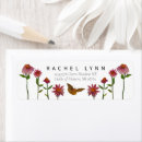 Search for beautiful flower return address labels Pink