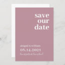 Search for non photo wedding save the dates Modern minimalist