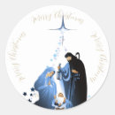 Search for mary and christ stickers Merry christmas
