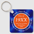 Search for class reunion key rings Blue