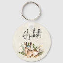 Search for deer key rings Watercolor