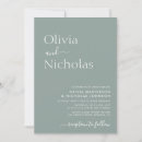 Search for qr code wedding invitations Sage green