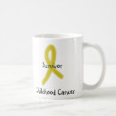 Search for gold ribbon mugs Awareness