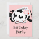Search for cartoon invitations Cow
