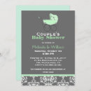 Search for mint and grey baby shower invitations Stylish