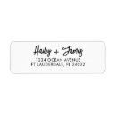 Search for married couple return address labels Modern