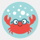 Search for cartoon crabs stickers Marine