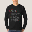 Search for naughty or nice tshirts Trendy