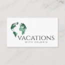 Search for vacation business cards Modern