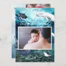Search for ocean birth announcement cards Watercolor