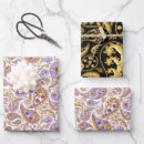 Search for purple paisley wrapping paper Vintage