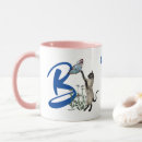 Search for monogram initial b mugs For her
