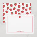 Search for strawberry note cards Cute
