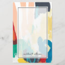 Search for rainbow stationery paper Abstract