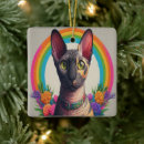 Search for rainbow cat christmas tree decorations Kitten