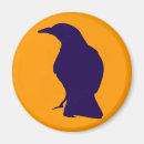 Search for black crow magnets Halloween