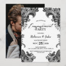 Search for lace engagement party invitations Vintage