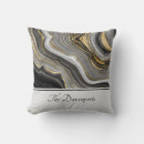 Search for black stone cushions Black and white