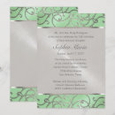 Search for mint green quinceanera invitations Elegant
