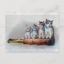 Search for victorian cat christmas cards Vintage