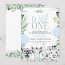 Search for safari invitations Greenery