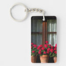 Search for pot rectangular key rings Flower