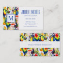 Search for macaws business cards Tropics