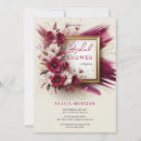 Search for magenta and gold invitations Flowers