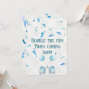 Search for twins pregnancy announcement cards Gender neutral