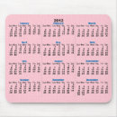 Search for calendar mousepads Pink